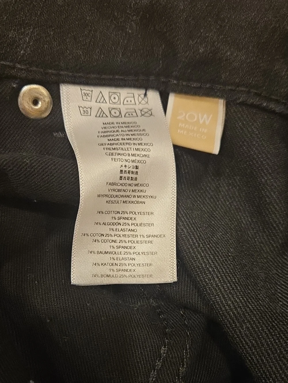 Michael Kors Black Wide Leg Jeans